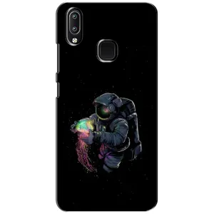 Силіконовый Чохол з принтом "Космонавти" на ViVO Y93 Lite (В руках земля)