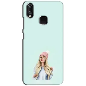 Силіконовый Чохол на ViVO Y93 Lite з картинкой Модных девушек (В шапці)