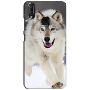 Чехол с Волком на ViVO Y93 Lite (Волк на снегу)