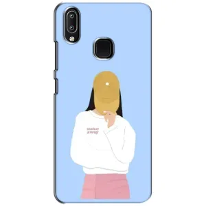 Силіконовый Чохол на ViVO Y93 Lite з картинкой Модных девушек (Жовта кепка)