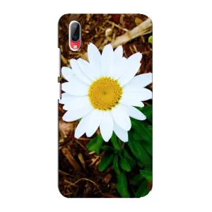 Чехол с ромашками на Vivo Y93 / Y93S (Белая ромашка)