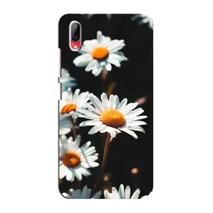 Чехол с ромашками на Vivo Y93 / Y93S (Белые ромашки)