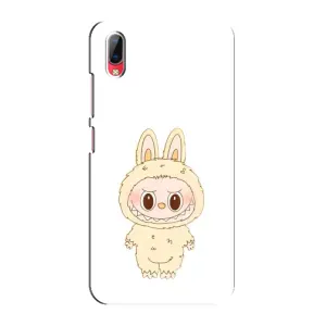Чехол с принтом Лабубу для Vivo Y93 / Y93S (Бежевый Лабубу)