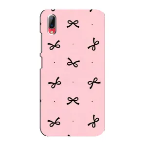 Чехол банты для Vivo Y93 / Y93S (Черные бантики)
