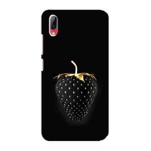 Чехол с изображением вкусной еды для Vivo Y93 / Y93S (Чёрная клубника)