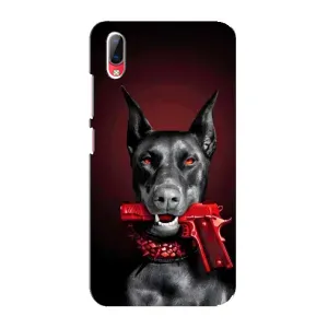 Чехол ДОБЕРМАН для Vivo Y93 / Y93S (Доберман злой)