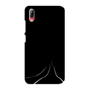 Чохол з картинками на чорному фоні для Vivo Y93 / Y93S (Дорога)