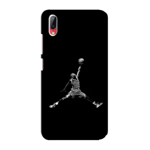 Силиконовый Чехол Nike Air Jordan на Виво У93 (Джордан)