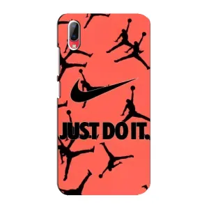 Силиконовый Чехол Nike Air Jordan на Виво У93 (Just Do It)