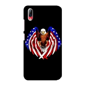 Чехол Флаг USA для Vivo Y93 / Y93S (Крылья США)