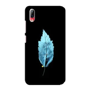 Чохол з картинками на чорному фоні для Vivo Y93 / Y93S (Листя)