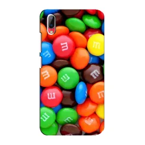 Чехол с изображением вкусной еды для Vivo Y93 / Y93S (Разноцветные M&M'S)
