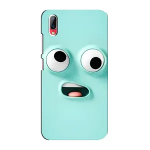 Силиконовые Чехлы (смешные стикеры) для Vivo Y93 / Y93S (Забавное мятное лицо)