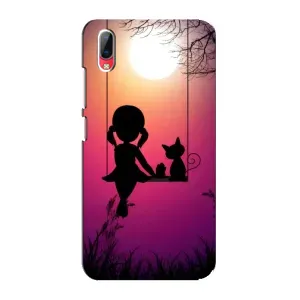 Дівчачий Чохол для Vivo Y93 / Y93S (На гойдалці)