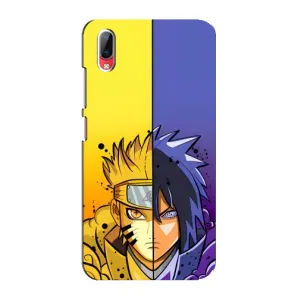 Купить Чехлы на телефон с принтом Anime для Vivo Y93 / Y93S (Naruto Vs Sasuke)