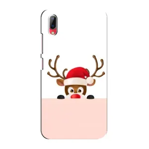 Чехол Санта Клаус для Vivo Y93 / Y93S (Олененок)