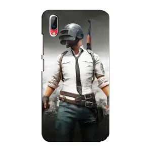 Силиконовый чехол с картинкой "Герой Pubg" на Vivo Y93 / Y93S (Пабг)