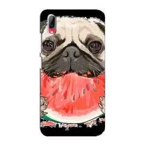 Чехол (ТПУ) Милые собачки для Vivo Y93 / Y93S (Смешной Мопс)