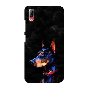 Бампер для Vivo Y93 / Y93S с картинкой "Песики" (Собака Мопс)