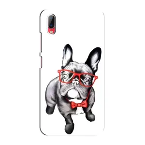 Бампер для Vivo Y93 / Y93S с картинкой "Песики" (В очках)