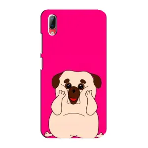 Чехол (ТПУ) Милые собачки для Vivo Y93 / Y93S (Веселый Мопсик)