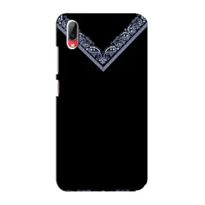 Силиконовый Чехол на Vivo Y93 / Y93S (Воротник вышиванки)