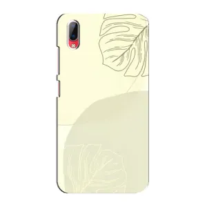 Чехол цветочный дизайн для Vivo Y93 / Y93S (Зелёный фон)