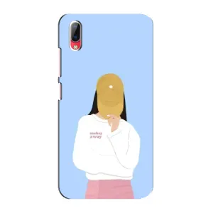 Силіконовый Чохол на Vivo Y93 / Y93S з картинкой Модных девушек (Жовта кепка)