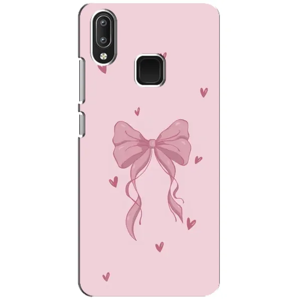 Чехол с рисунком «Бант на розовом» для Vivo Y95