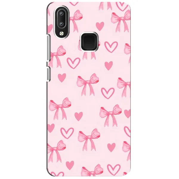 Чехол с рисунком «Бантики и сердечки» для Vivo Y95