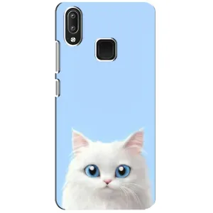 Чехол на тематику: Коты для Vivo Y95 (Белый кот)