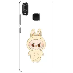Чохол з принтом Лабубу для Vivo Y95 (Бежевий Лабубу)