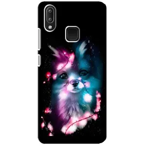 Чехол с Лисичкой для Vivo Y95 (Черная Лиса)