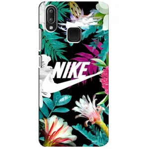 Силіконовый Чохол на Vivo Y95 з картинкою НАЙК (Квітковий Nike)
