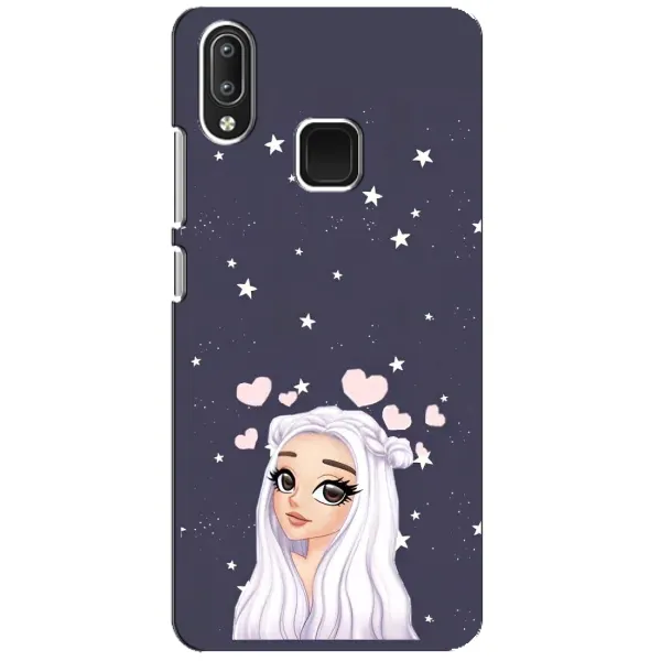 Чехол с рисунком «Девушка и сердечки» для Vivo Y95 Чехол с рисунком «Девушка и сердечки» для Vivo Y95