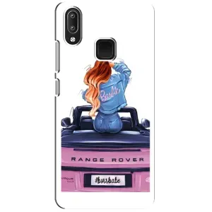 Силіконовый Чохол на Vivo Y95 з картинкой Модных девушек (Дівчина на машині)
