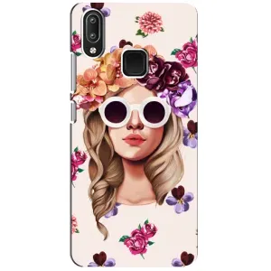 Чехол с картинкой Модные Девчонки Vivo Y95 (Девушка в очках)