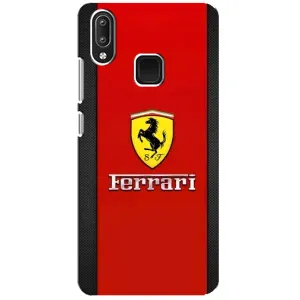 Силіконовий бампер з картинкою машини на Vivo Y95 (Ferrari Logo)