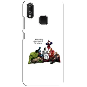 Чехлы для Vivo Y95 (Для Христиан) (Иисус супергерой)