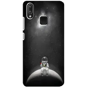 Силиконовый Чехол с принтом "Космонавты" на Vivo Y95 (Космонавт романтик)