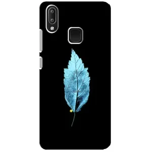 Чохол з картинками на чорному фоні для Vivo Y95 (Листя)