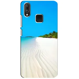 Летний Чехол на Vivo Y95 (Море песок)