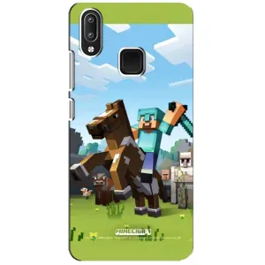 Чохли для Vivo Y95 (Персонажі МайнКрафт) (На коні)