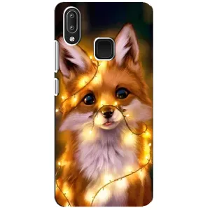 Чехол с Лисичкой для Vivo Y95 (Новогодний лисенок)