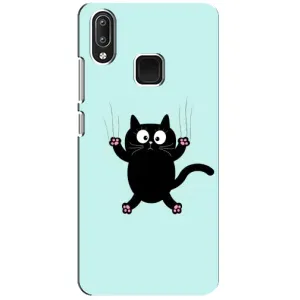 Силиконовый чехол с котиком для Vivo Y95 (Падающий кот)