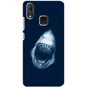 Силиконовый бампер с картинкой животных для Vivo Y95 (Пасть Акулы)