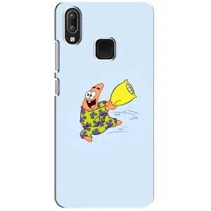 Чехлы с Патриком на Vivo Y95 (Патрик с подушкой)
