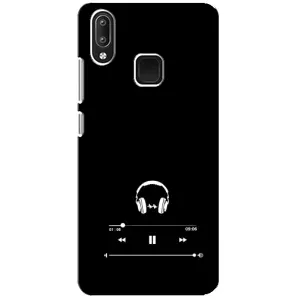 Чохол з картинками на чорному фоні для Vivo Y95 (Плеєр)