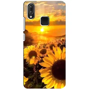 Чохол з Квітами для Vivo Y95 (поле соняшників)
