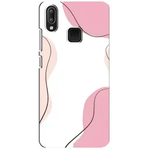 Чохол квітковий дизайн для Vivo Y95 (Рожевий фон)